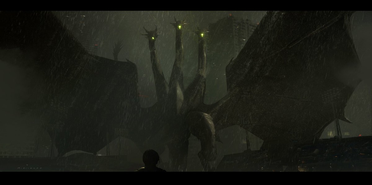 MattAllsopp1's tweet photo. I did a bunch of images during post production for the end set piece in King of the Monsters. Here are a few of them...
#Godzilla #Ghidora #conceptart #storyboards #MonsterVerse #KOTM https://t.co/mmGp4CDDjH