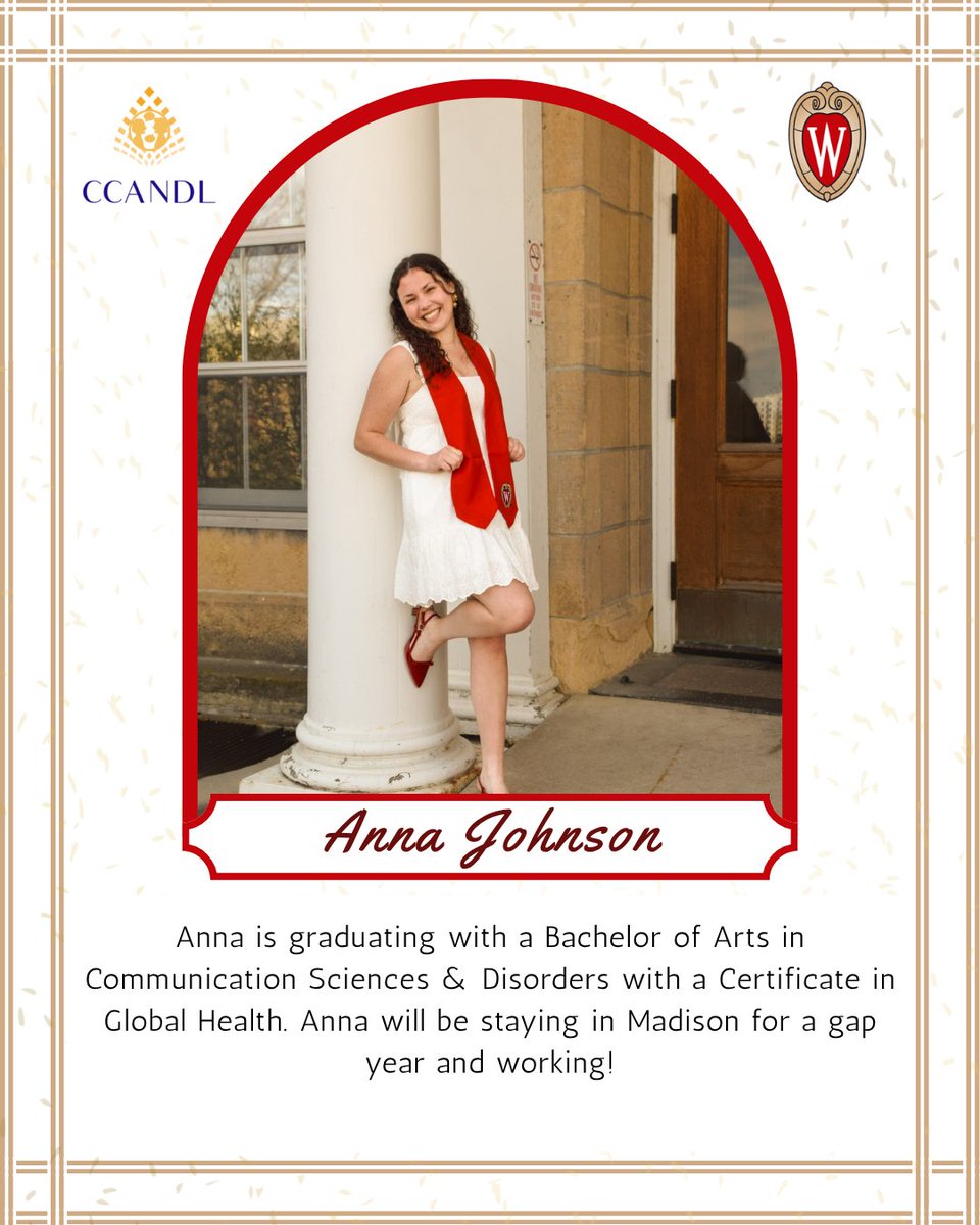 ccandl's tweet photo. Huge congratulations to our Class of 2026 graduates! 🎓 We are incredibly proud of everything you’ve accomplished during your time at CCANDL. We wish you the absolute best as you start your next chapters! 👏✨
#UWMadison #UWGrad #Classof2026 #CCANDL #CSD #OnWisconsin https://t.co/c8pjAQo5i7