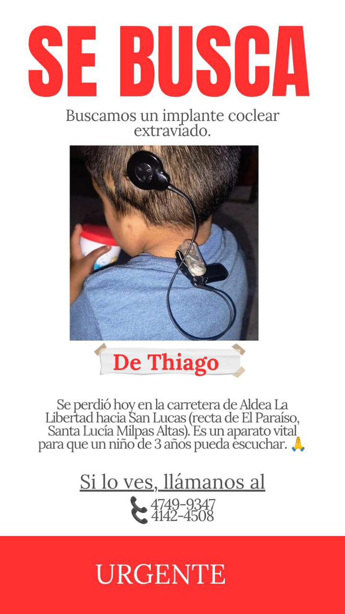 Ayer vi esto en otra red y les pregunté si ya había aparecido y me dijeron que aun no, difundan por favor para que aparezca el aparatito del bebé! 🙏🙏🙏