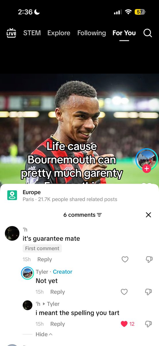 #afcb TikTok is something else