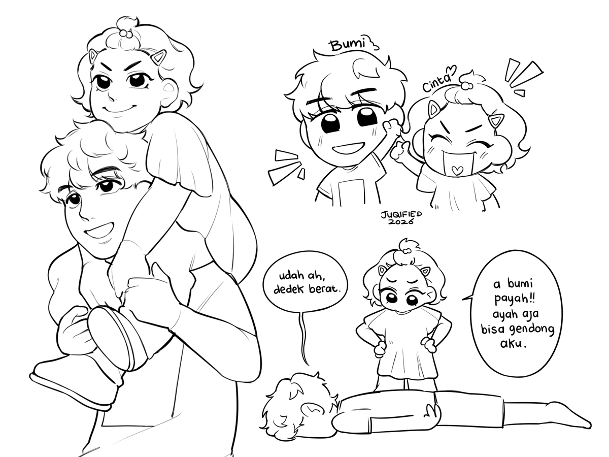 bumi cinta siblingposting #oc