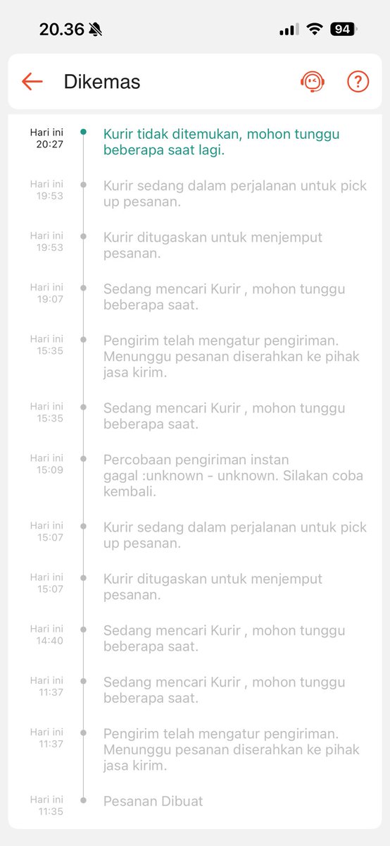 sinacointreau's tweet photo. ini driver gojek sengaja pada gamau pick up pesanan ya? @gojekindonesia https://t.co/HQhigmzhaA