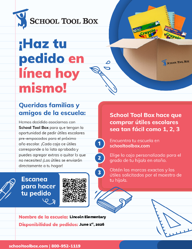 OPSD125's tweet photo. School Tool Box Ordering will open June 1, 2026 https://t.co/H8z55w1OkO