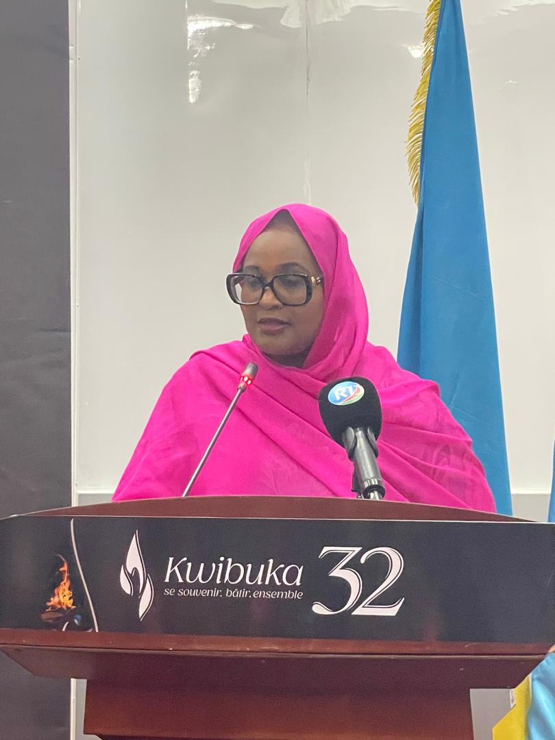 PalaisduPeuple's tweet photo. Dans la matinée du jeudi 23 avril 2026, trente deux ans après l'une des tragédies les plus sombres du XXe siècle, Djibouti s'est joint à la République du Rwanda pour rendre hommage aux victimes du génocide perpétré contre les Tutsis en 1994 a eu lieu au Palais du Peuple. https://t.co/qSQgGSz0TS