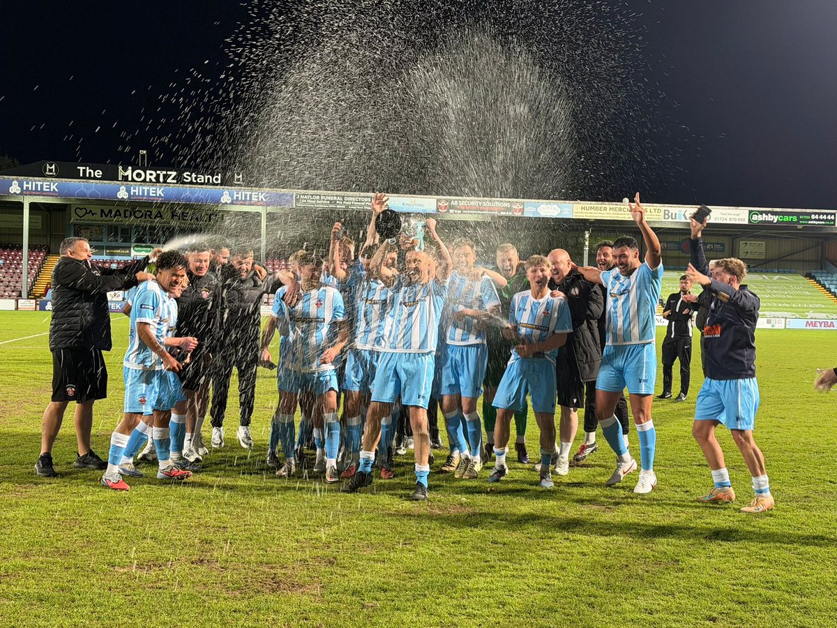Liversedge_FC's tweet photo. And that’s a wrap 🏆🏆 
Thank you for your tremendous support it’s massively appreciated &amp; never goes unnoticed 🩵
See you next season 👊

#UpTheSedge https://t.co/F85JtwItv6