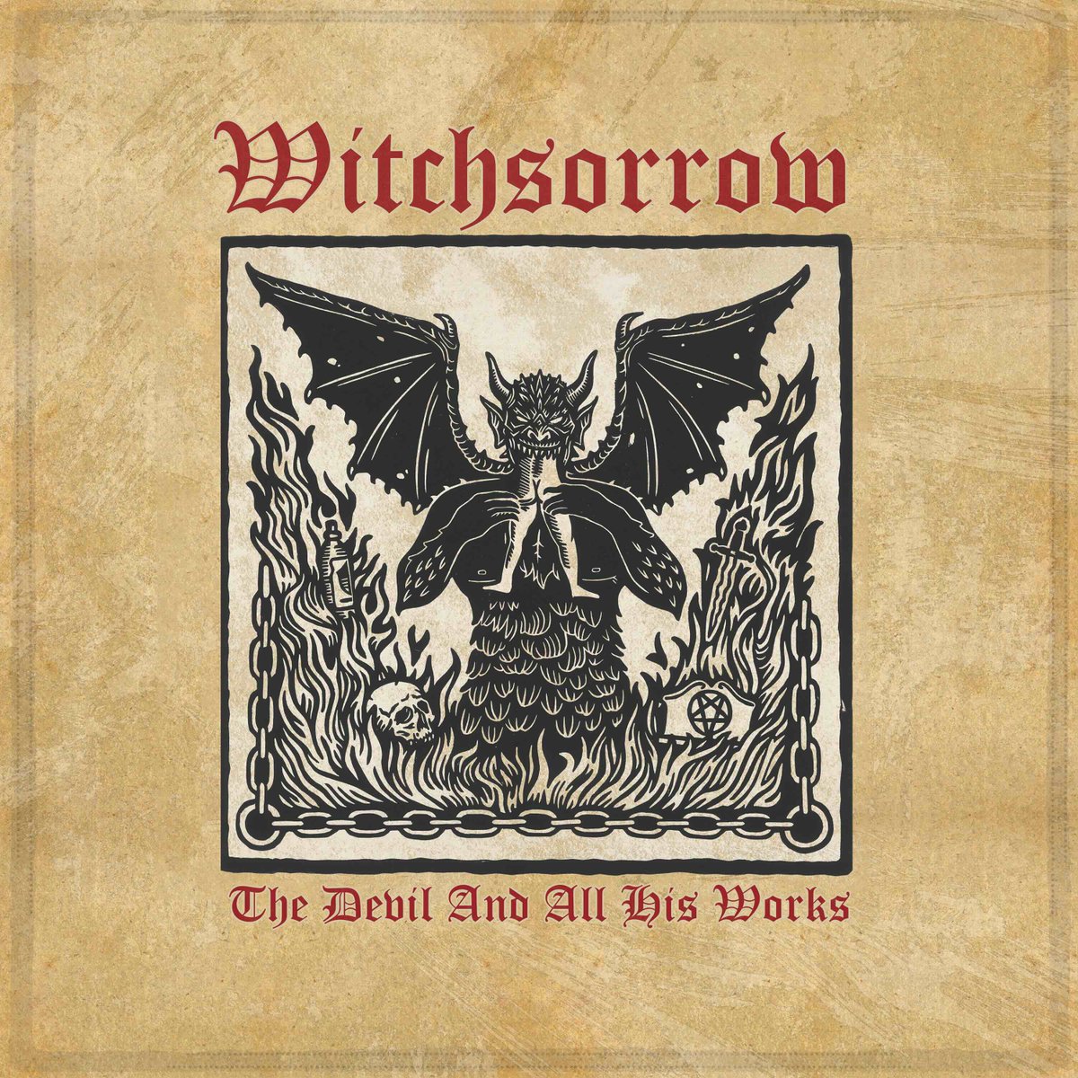 churchroadrecs's tweet photo. Witchsorrow's brand new album 'The Devil And All His Works' is out 3rd July. All collectors of trinkets will be pleased to know that pre-orders are now live for LP, CD and exclusive merch.

New single 'Bacchus'. Out now and streaming everywhere!

https://t.co/gvb9bLm4W8 https://t.co/PNBsZNoSiU