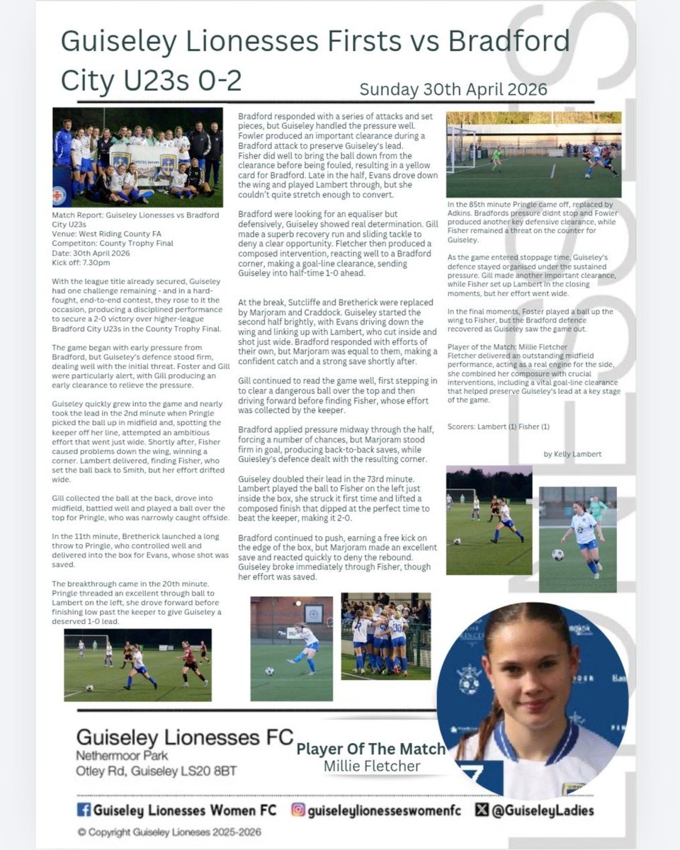 Guiseley Lionesses tweet media