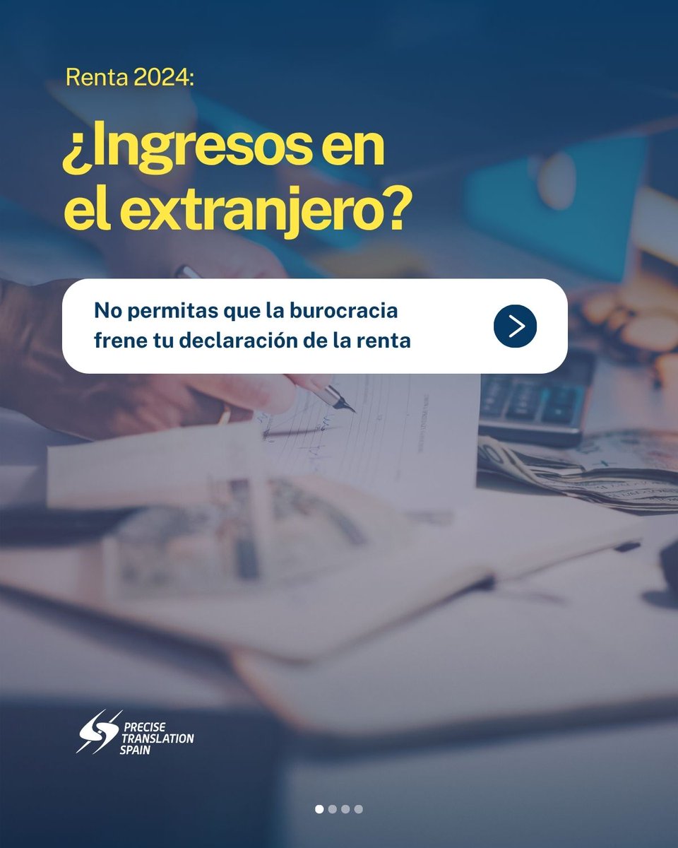 precise_malaga's tweet photo. La Campaña de la Renta ya está aquí y las rentas internacionales suelen ser el mayor foco de errores administrativos📂
Si has trabajado fuera o tienes activos en el extranjero, una traducción jurada impecable es el primer paso. En PRECISE, traducimos tus certificados rápido. https://t.co/nDRonCg2jg