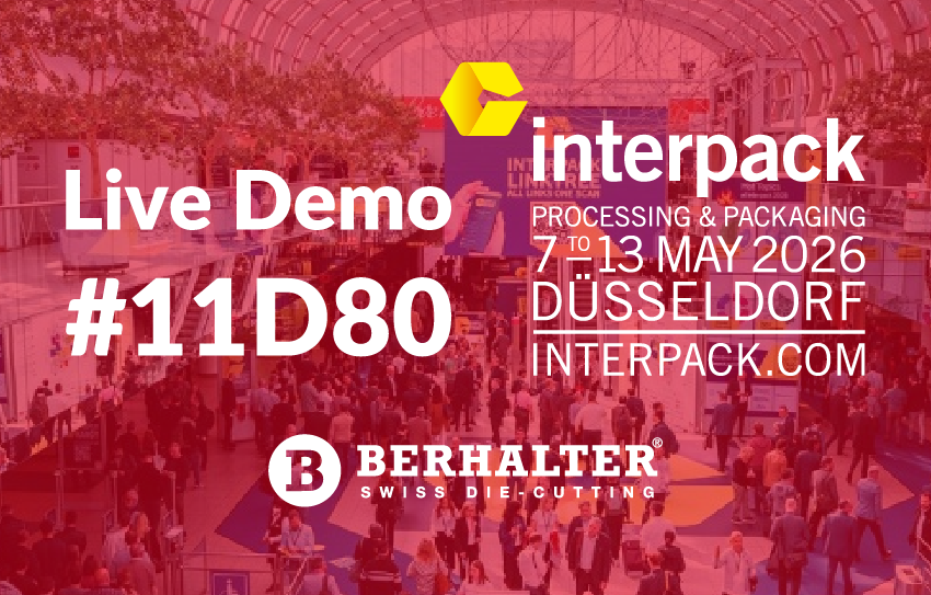 BERHALTER Swiss Die-Cutting goes live tomorrow at interpack 2026. Visit ...