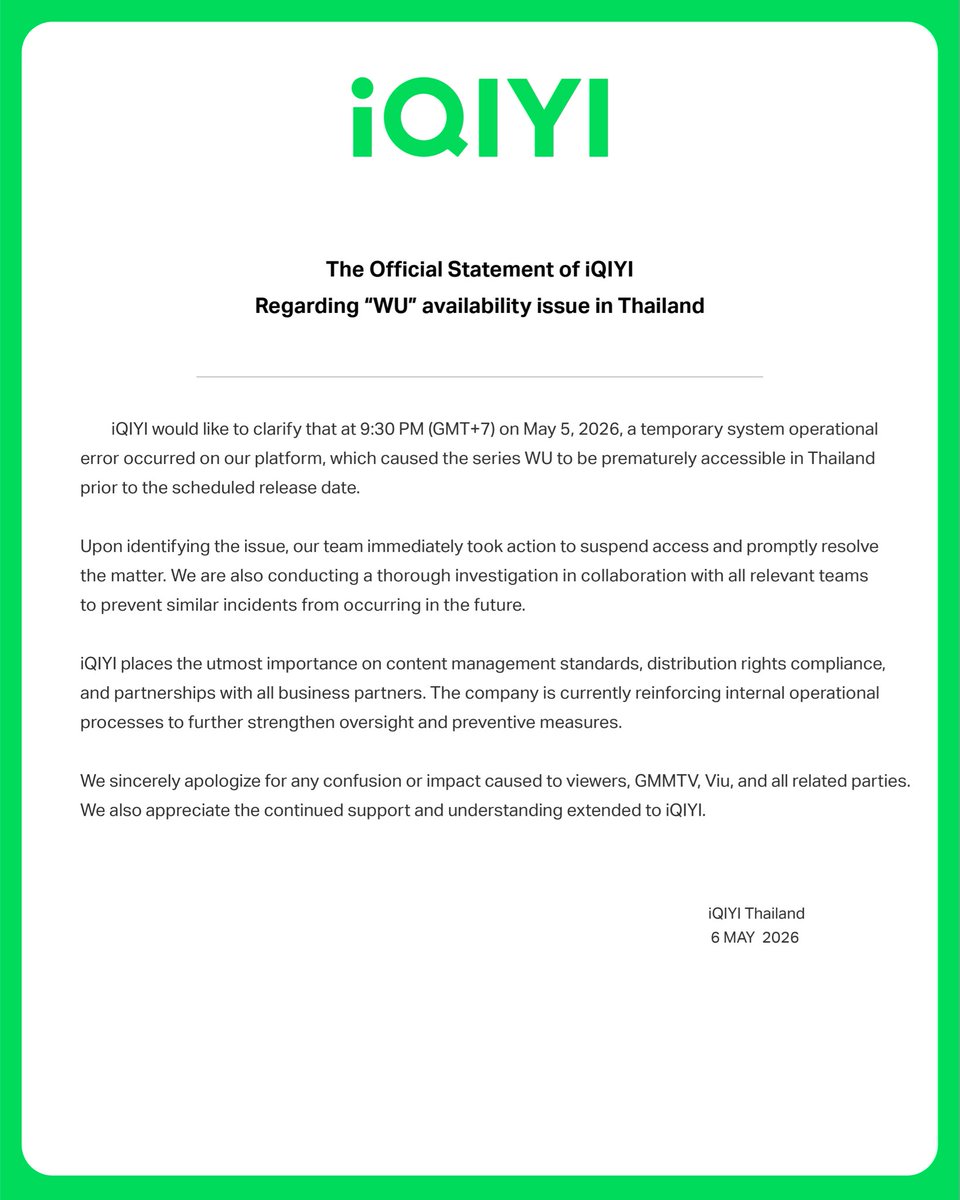 iQIYI Thailand tweet media