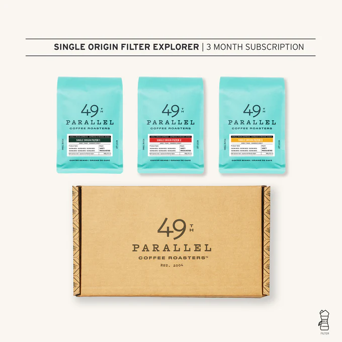 49thcoffee's tweet photo. SINGLE ORIGIN FILTER EXPLORER | 3 MONTH SUBSCRIPTION https://t.co/8iaShcE9jN