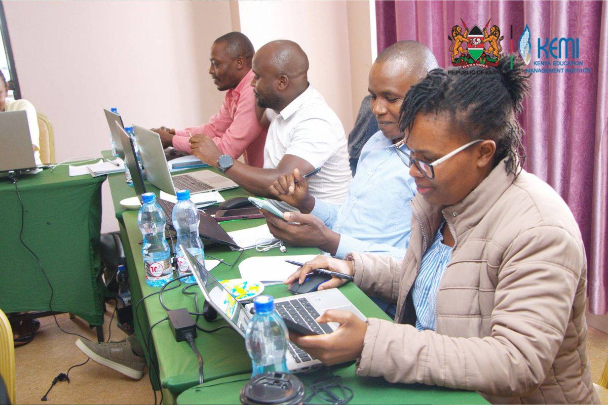 KEMI_KENYA's tweet photo. Today marks the completion of the first cohort of Kenya Education Management Information System training for HOIs in 12 counties. School leaders are now equipped to drive capitation, planning &amp; data-driven decisions.  #KEMI #KEMIS #EducationReform #DigitalTransformation https://t.co/hpjfuZ2tDf