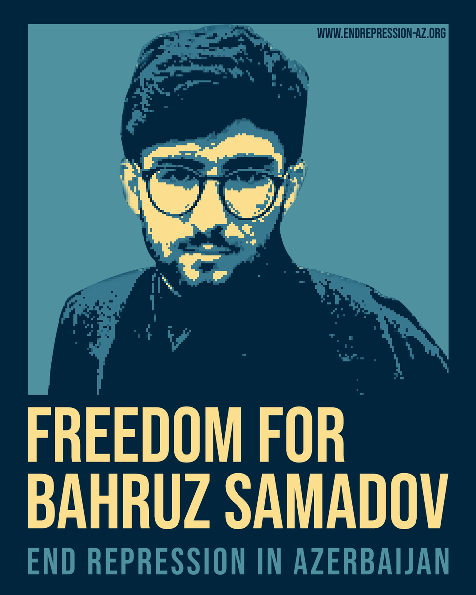 EndRepressionAZ's tweet photo. The European Parliament called for the freedom for Bahruz Samadov and Igbal Abilov — they are still in detention ⚠️

What does the EU do?
It intensifies a partnership without conditions.

➡️ Our briefing note to @EP_HumanRights https://t.co/CbotnwzgGS https://t.co/x3j1bYD4tt