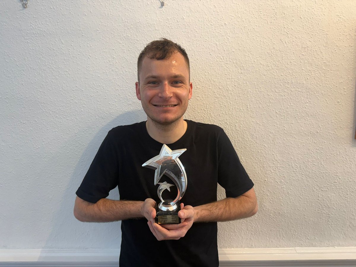 CommunityAd's tweet photo. 👏🏆 Big congratulations to Harry Twyman for winning CommunityAd Designer of the Month for April!

His beautifully designed two-page article, “Getting to Know Luis Binks,” featured in Rochester 18, captured attention and impressed the judges 🏆✨👇
https://t.co/SsAU20Pydt https://t.co/0knBtfWGCR