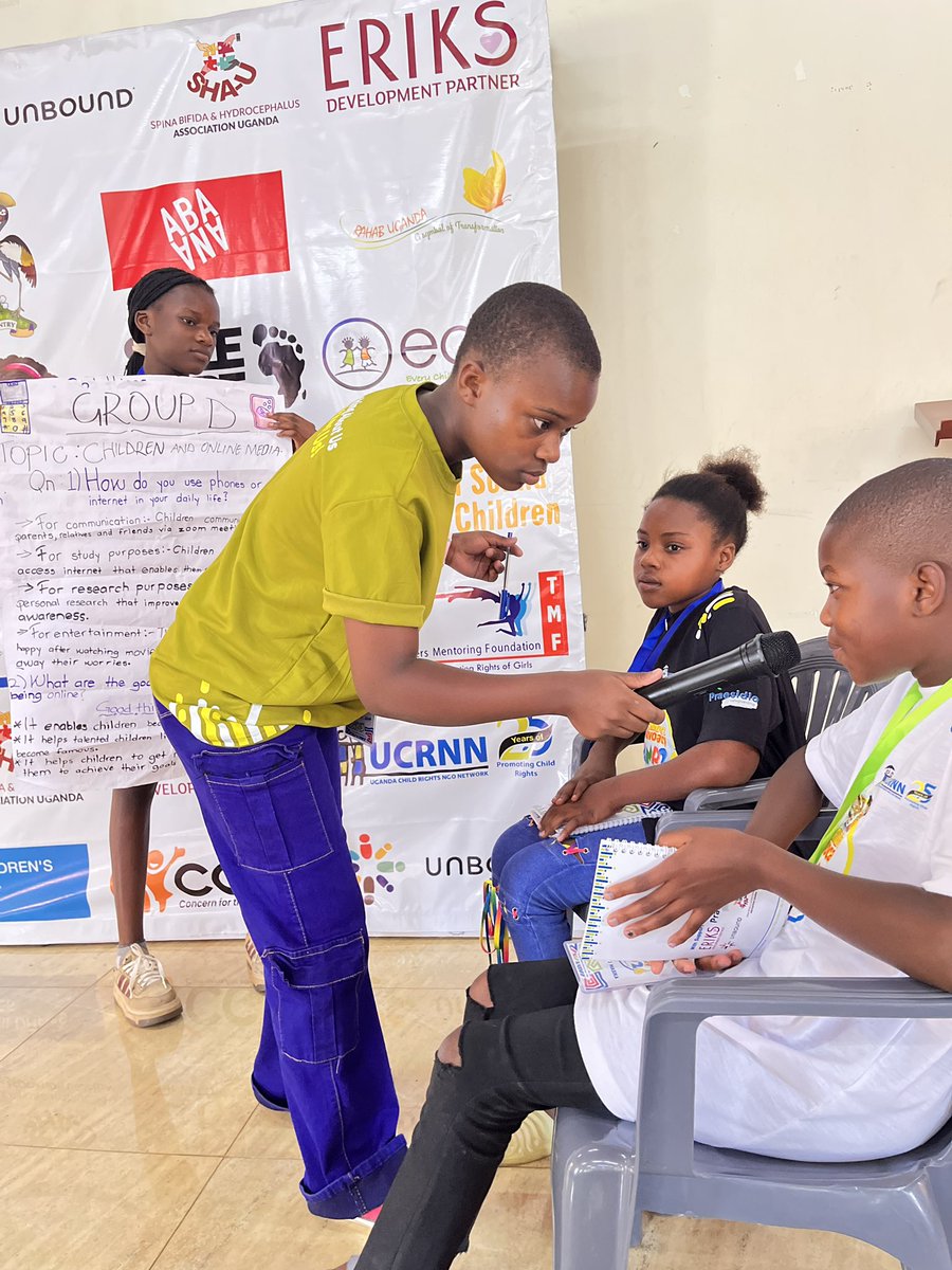 UgandaCRNN's tweet photo. Not just learning about online safety… but leading it. Our young people at the annual children advocacy camp are stepping up, presenting, engaging and shaping safer digital spaces for themselves and their peers. 
#onlinesafety #children #advocacy #camp26 https://t.co/mNzGlkp059