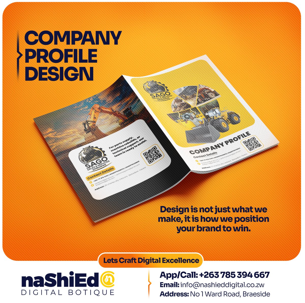 NashiedDigital's tweet photo. A well-designed company profile helps your business communicate clearly, professionally, and with confidence.
App/Call: +263 785 394 667
Email: info@nashieddigital.co.zw
Address: No 1 Ward Road, Braeside https://t.co/euheU2B9Oh