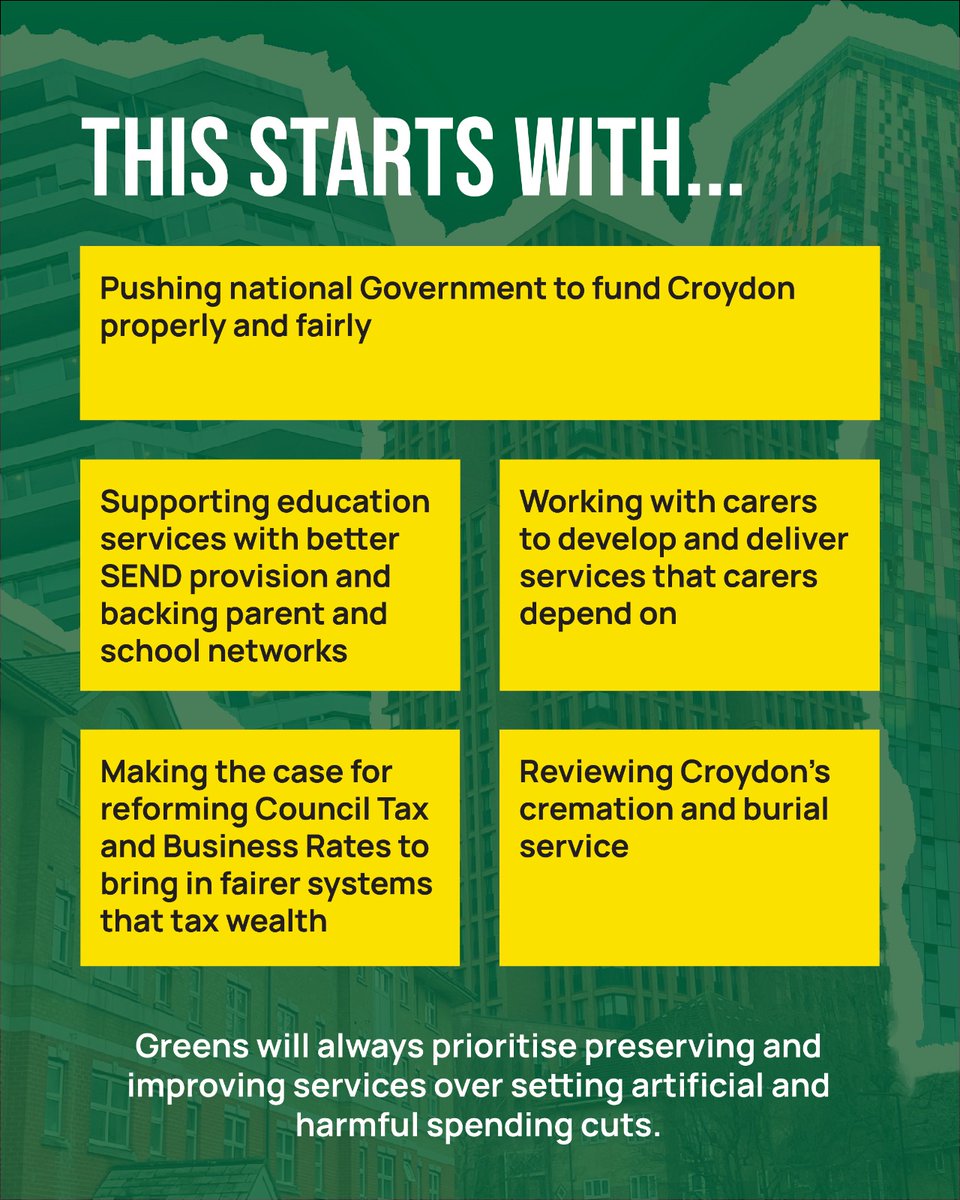 Croydon Green Party tweet media