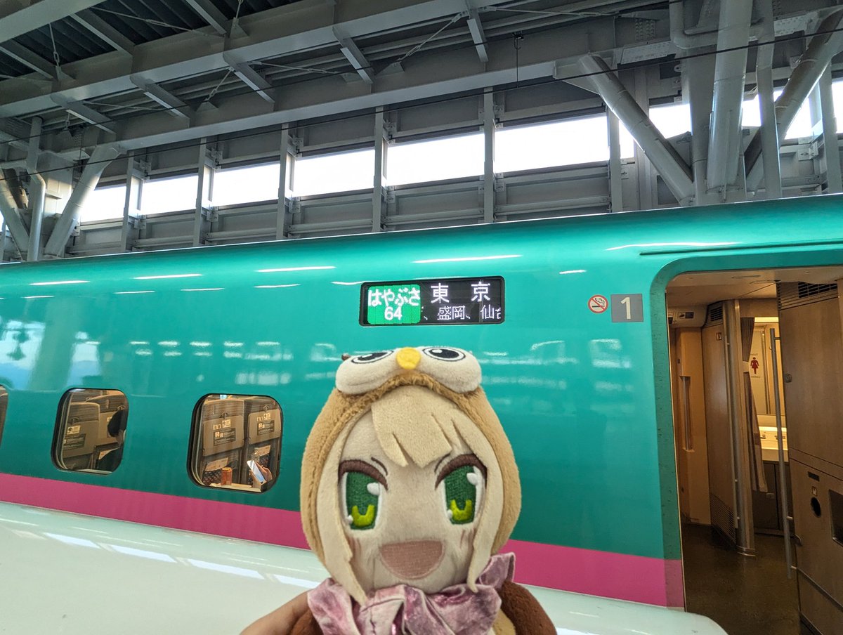 新青森駅18:32発のはやぶさ64号で帰宅。 しばしの間東北地方とはお別れ