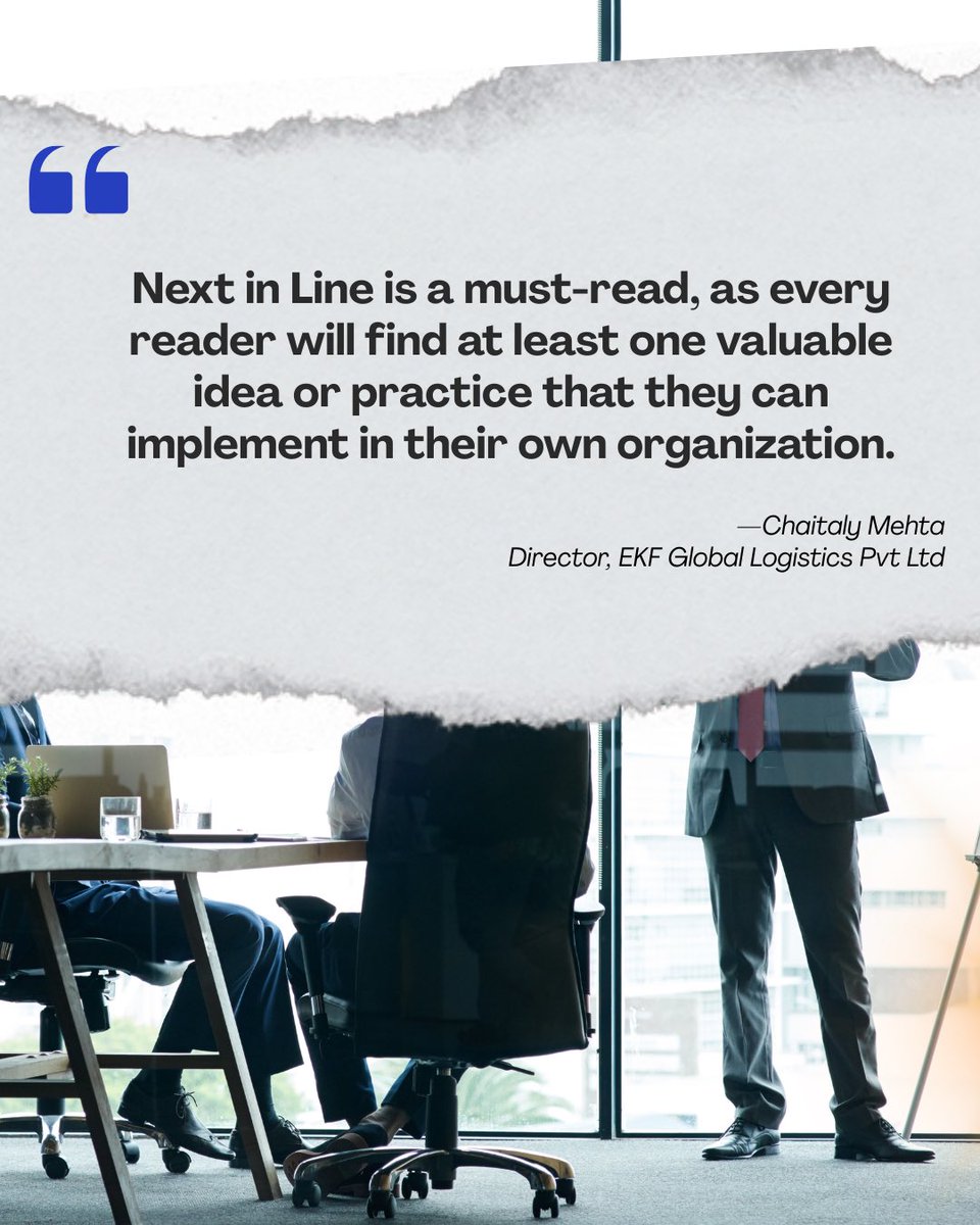 Rupa_Books's tweet photo. Inheriting a business is one thing, but building it for the future is where leadership truly begins. 

Next in Line is a practical, honest guide for the next generation stepping into family businesses, where tradition, expectations, and ambition often collide. 

Drawing from real experience, it shows how to build systems, create clarity, and lead with purpose, without losing the values that started it all. 

What you inherit matters less than how you lead it forward. 

Out Now!

@Avishkar14 

#NextInLine #LegacyToLeadership #RupaPublications #AvishkarSrivastava #BusinessSuccess