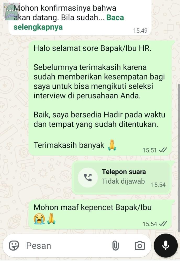 tanyarlfes's tweet photo. 💚 Niatnya teh aku mau kepoin nomer hpnya ya, eh malah kepencet telpon bjir 😭 ini ngaruh ke nilai interview nanti gak ya?? Takut bgt yaa Allah 😭 https://t.co/g9xTO9L3Mu