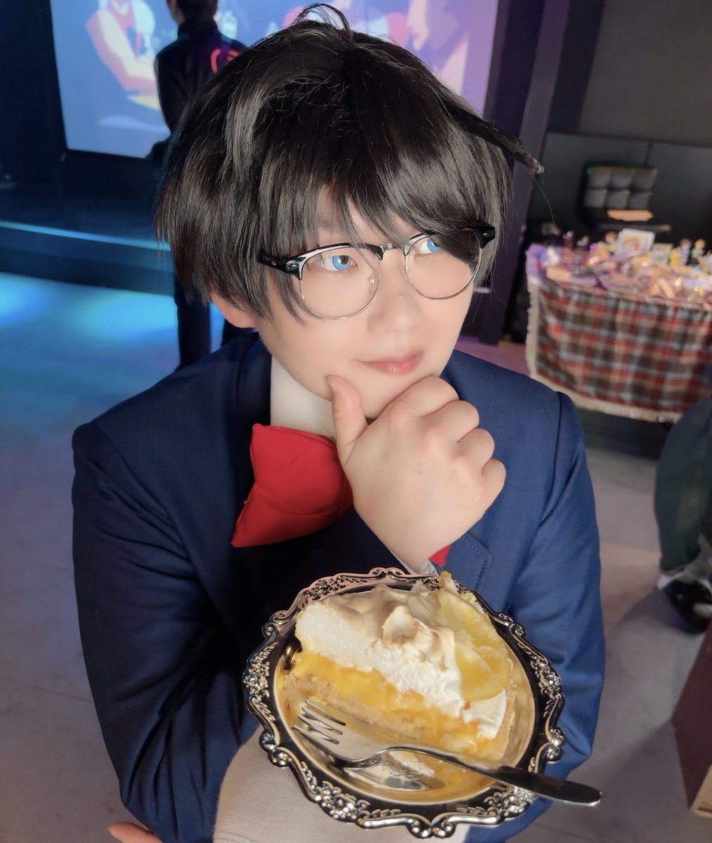 少年と写真撮らせてもらった〜🪽 5/4お誕生日おめでとう🍋 コナンくん