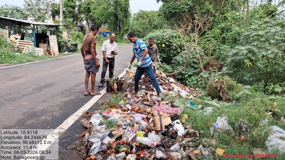 GosaniBlock's tweet photo. Observation of Swatchhata Day(Door to Door Waste Collection and Visual Cleanliness) in different GPs under Gosani Block.
@CDO_ZP_GJP 
@DM_Gajapati 
@PRDeptOdisha 
@CMO_Odisha https://t.co/YtJGROEPfC