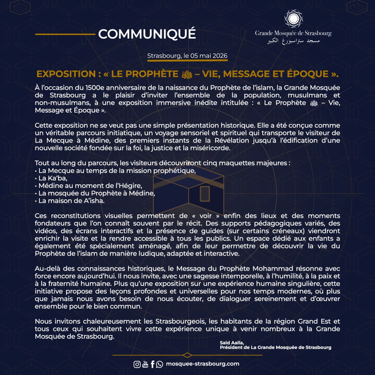 La Grande Mosquée de Strasbourg tweet media