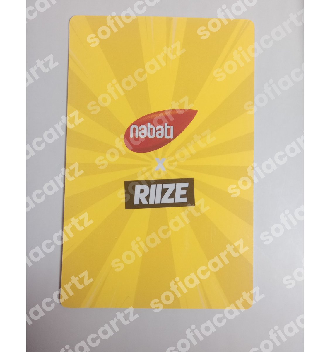 SnbsAh's tweet photo. RIIZE X NABATI
GROUP + SOHEE - RM 10

Shipping
WM &amp; SABAH RM 12
SARAWAK RM 6
#riize #pasarriize #sohee https://t.co/iMDDpdsOe1