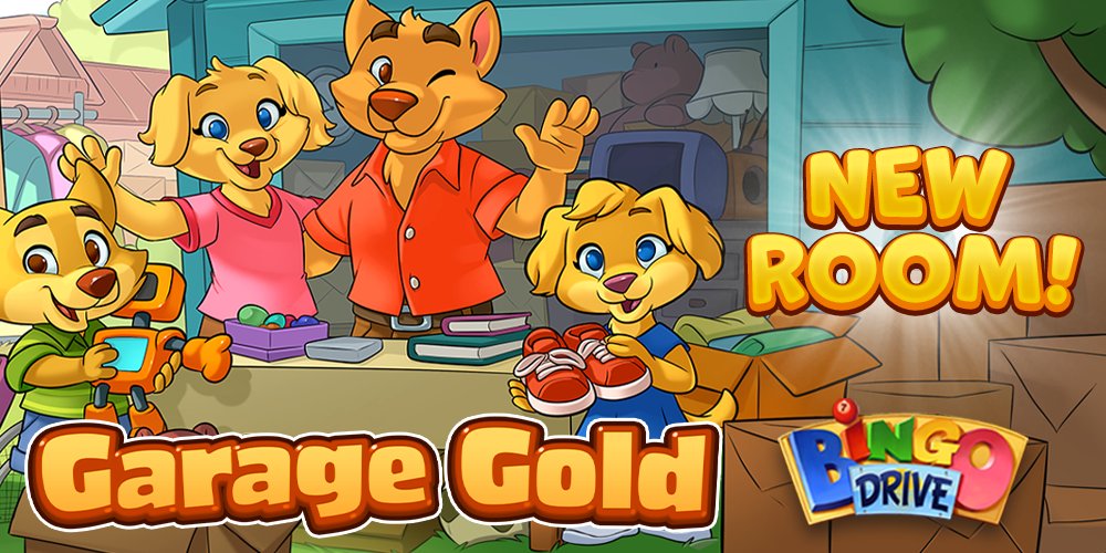 ✨🛠️ Garage Gold Room is here! 🛠️✨

This week’s Room is packed with charming surprises, nostalgic details, and lucky discoveries waiting for you. Join the fun in this week’s Room: Garage Gold Room! 💰📦✨

🎁: join.bingodrive.com/BXwM/gift?pk=S…

Retweet the FUN!