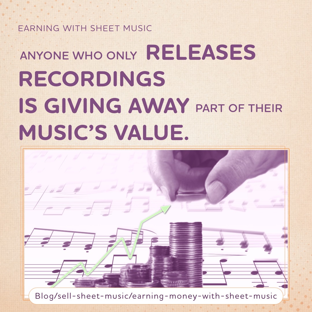 soundnotation's tweet photo. Recording released. Done? Anyone who only releases recordings is giving away part of their music’s value. 💸Sheet music editions change that → https://t.co/aYbGhcOYBJ
#SheetMusic #SellingSheetMusic #Composer #SingerSongwriter https://t.co/eQ9AFDFTBe