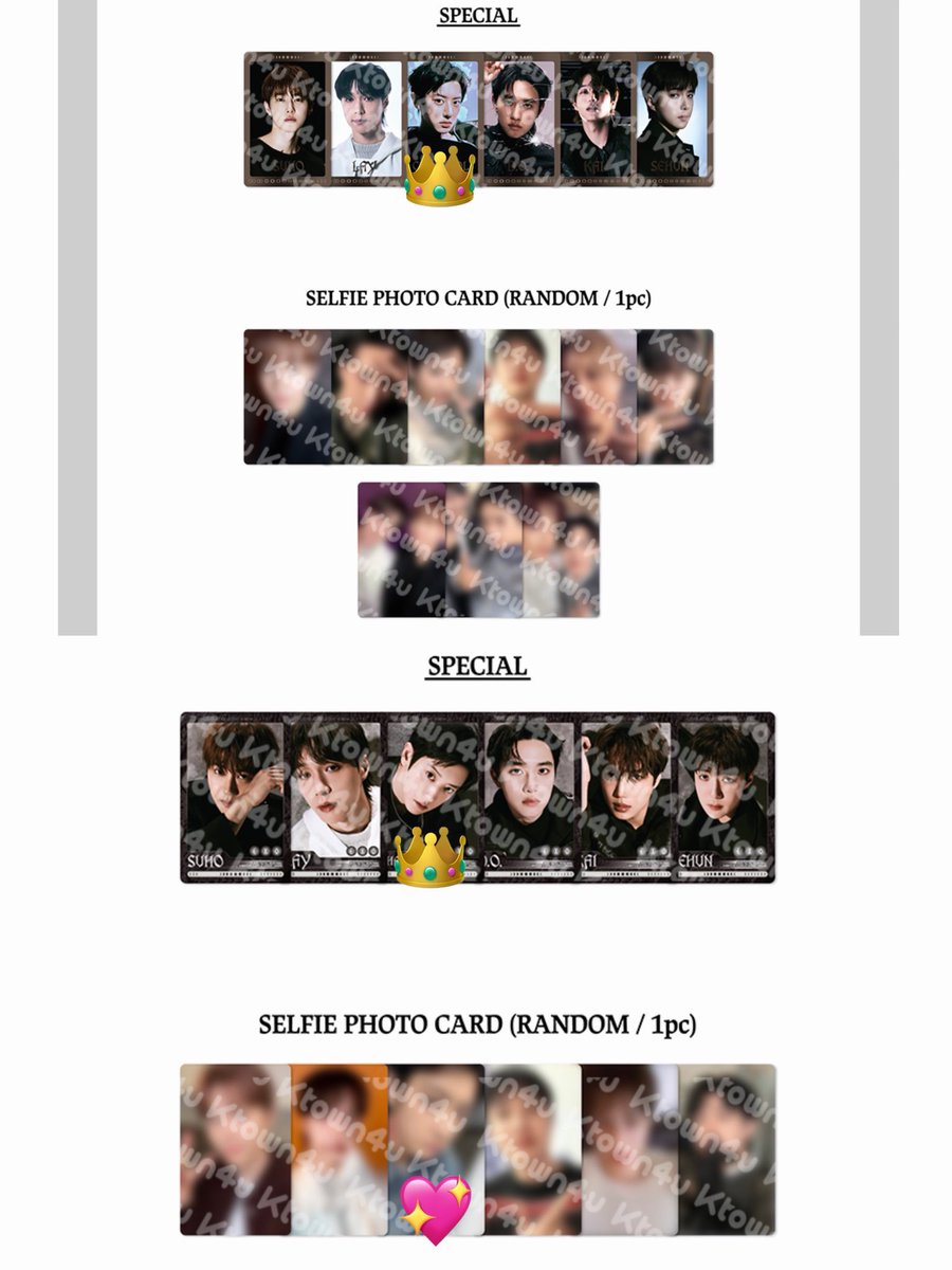 jinew_pcy's tweet photo. 《 交換 》EXO 2026 POP-UP [REVERXE THE WORLD] MD RANDOM TRADING CARD トレカ

𓊆譲𓊇レイ、スホ、セフン、カイ、ギョンス(画像1)

𓊆求𓊇チャニョル👑💖(画像2)

⭐️は👑との交換優先
条件合う方いましたらお気軽にお声がけください🙇🏼 https://t.co/CVnTc6eEdk