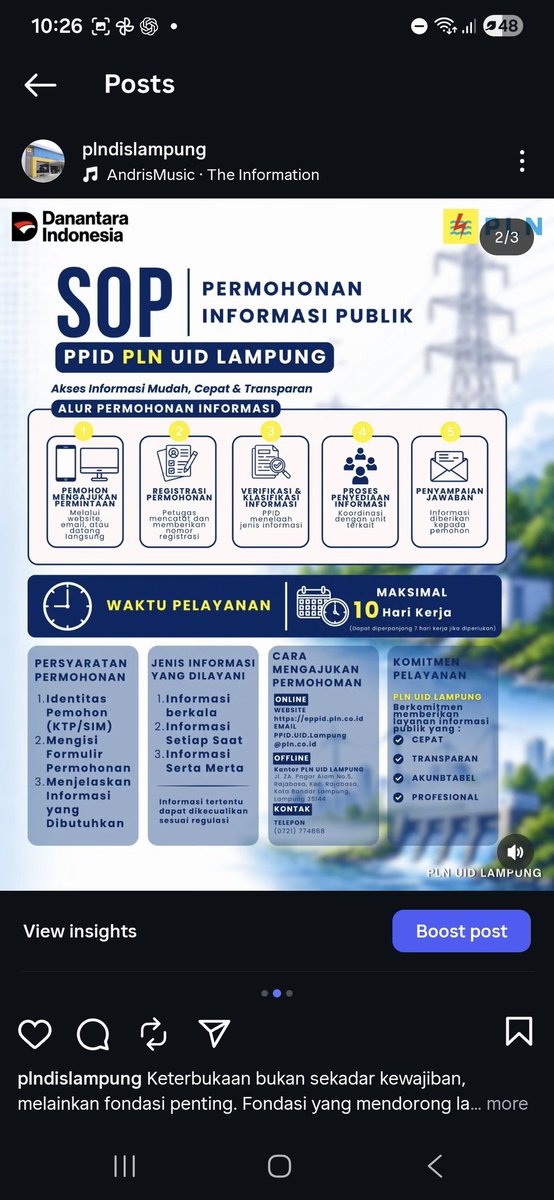 PLN UID Lampung tweet media