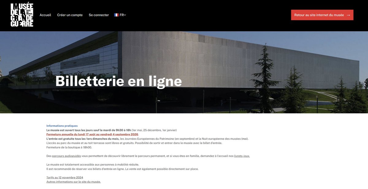 M2GMeaux's tweet photo. 🎉 Bonne nouvelle :
La billetterie en ligne du musée est de nouveau opérationnelle 💻. Réservez vos places en toute simplicité et ne manquez pas la visite guidée théâtralisée de ce vendredi… et profitez-en pour découvrir tous nos autres événements à venir
https://t.co/fPpeao4bGs https://t.co/b5f3PGVv81