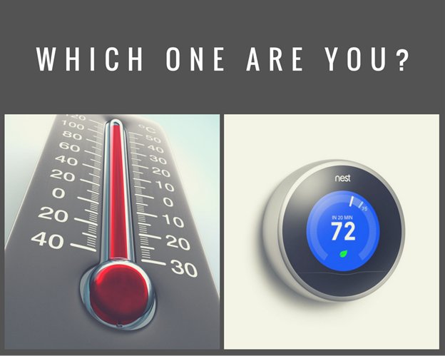FindAWayMP's tweet photo. Wise Words Wednesday🧐

"Be a thermostat, not a thermometer." 

When you walk into a room, are you taking the temperature of the room or are you setting the temperature in the room? https://t.co/WpoGj79s8t