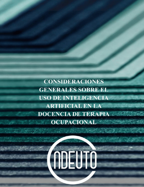 EuitBiblioteca's tweet photo. 📗La Dra. Loreto González @LorettoGR ha participat com a membre de la Comisión de innovación de la @CNDEUTO_  en l'elaboració del document  Consideraciones generales sobre el uso de inteligencia artificial en la docencia de Terapia Ocupacional 

⏩https://t.co/8bU8wmoeQ6
