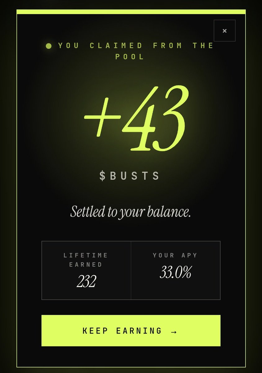 I hope you know what MORE NFT IN VAULT means?

It means the VAULT will be saved and $BUST will be birthed. 

Now there's more people focusing on BUST and ecosystem growth rather than floor price of NFT.

Let the <a href="/the1969ETH/">The 1969</a> cook.