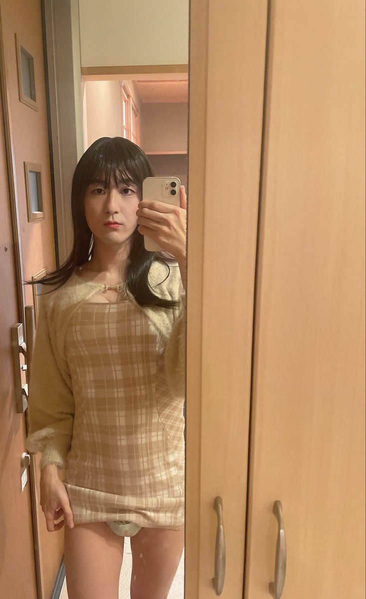 bo__yuna's tweet photo. 実はこうなってます！
#女装 https://t.co/LCFlnrUDl7