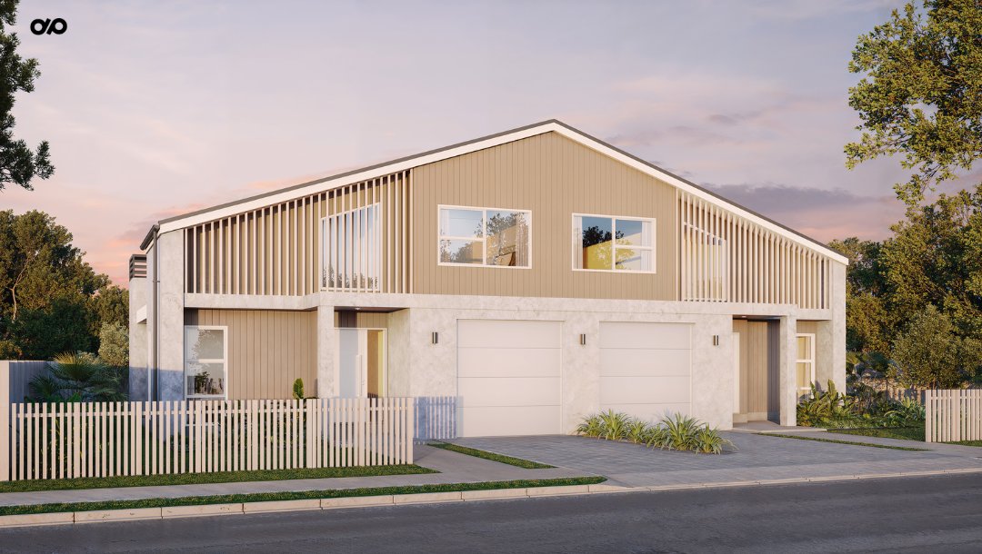 DepicStudio's tweet photo. Clean lines, warm textures, and thoughtful #design come together in this stunning dual-residence #exterior.

A perfect blend of style and function, built for contemporary lifestyles.

#3DRendering by @DepicStudio.
Website: https://t.co/56ZwpE7QLI
Email: info@depicstudio.com.au https://t.co/95DjcrDyAX