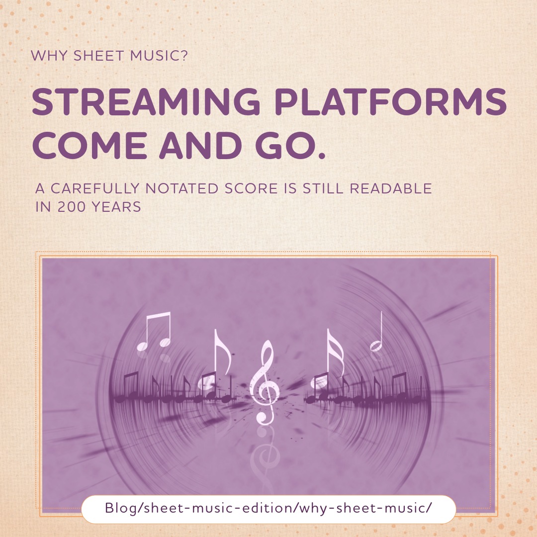 soundnotation's tweet photo. MP3 was the future 20 years ago. Streaming platforms come and go. A carefully notated score 🎼is still readable in 200 years → https://t.co/VuUhDCeqkO
#SheetMusic #Composer #MusicBusiness #Songwriter https://t.co/QAux75e2ES