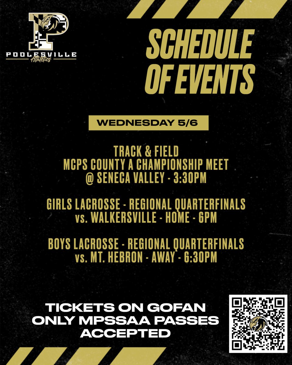 Poolesville AD tweet media