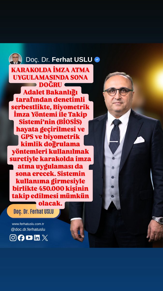 Doç. Dr. Ferhat Uslu tweet media