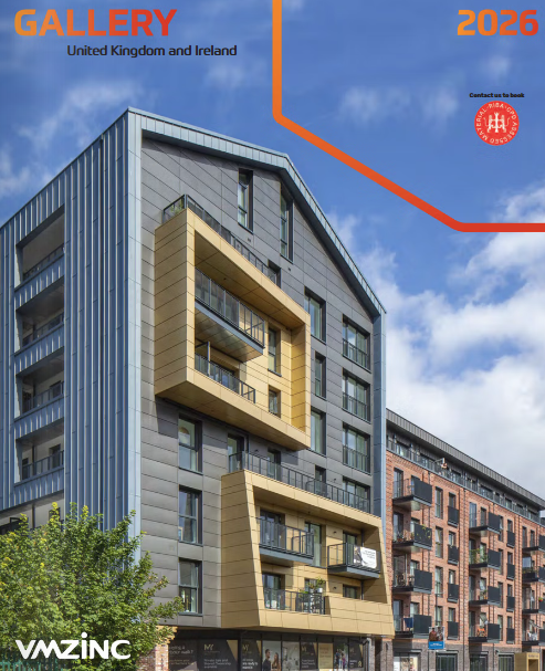 VMZINCUK's tweet photo. Have a look through the flip book of the @VMZINCUK Gallery 2026 brochure highlighting how architects are using #zinc #roofs and #facades across the UK and Ireland
https://t.co/DRWLjaq9z2 https://t.co/J7GEbODQh8