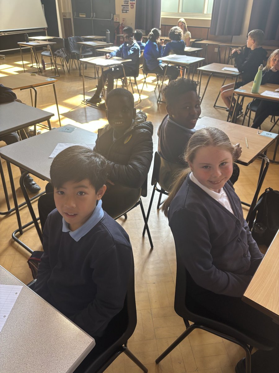 Our mathematicians ready for the next round, they&rsquo;re enjoying the challenges at The Grammar School&nbsp; #impossibleisnothing Image