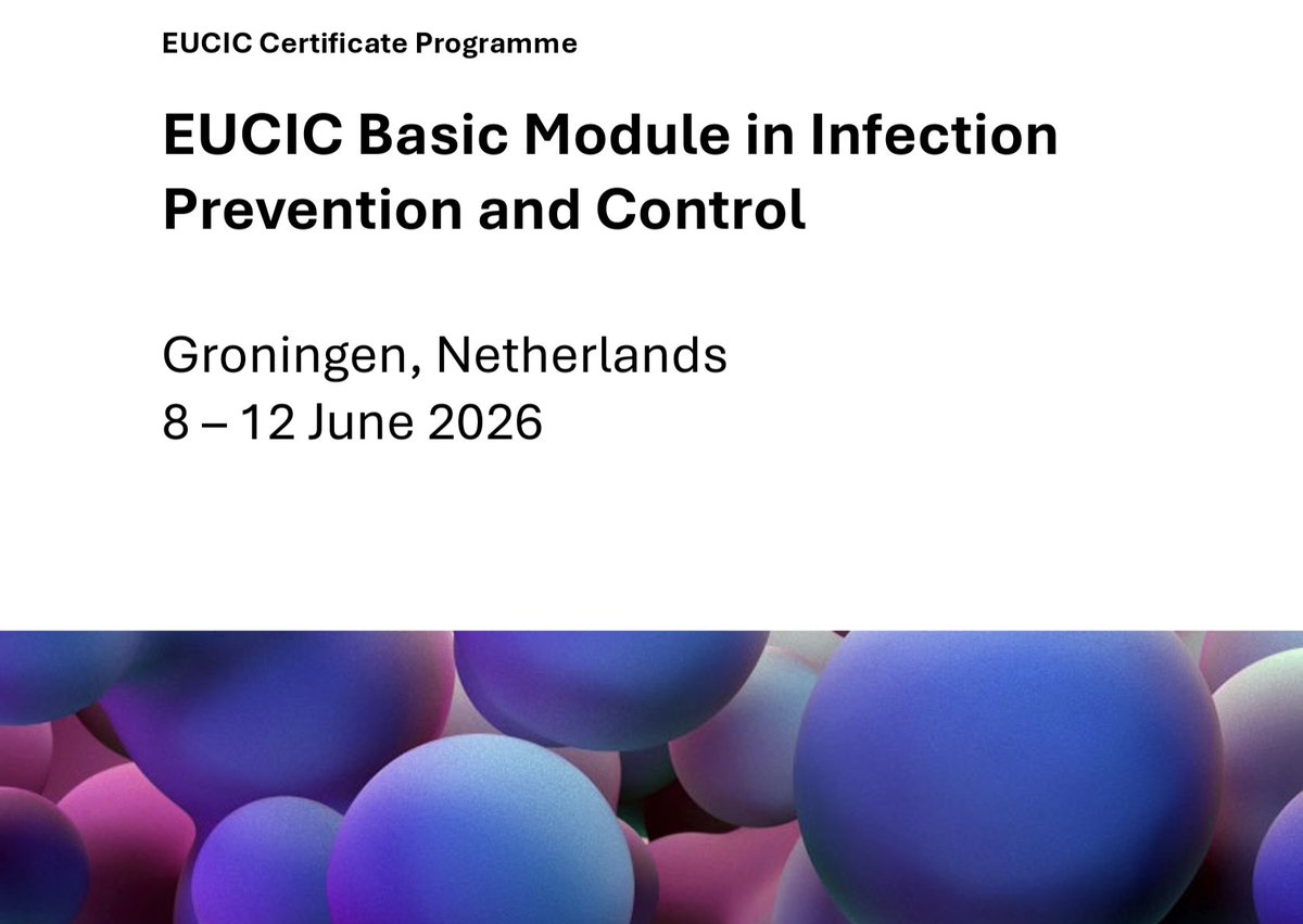 European Committee on Infection Control @ESCMID tweet media
