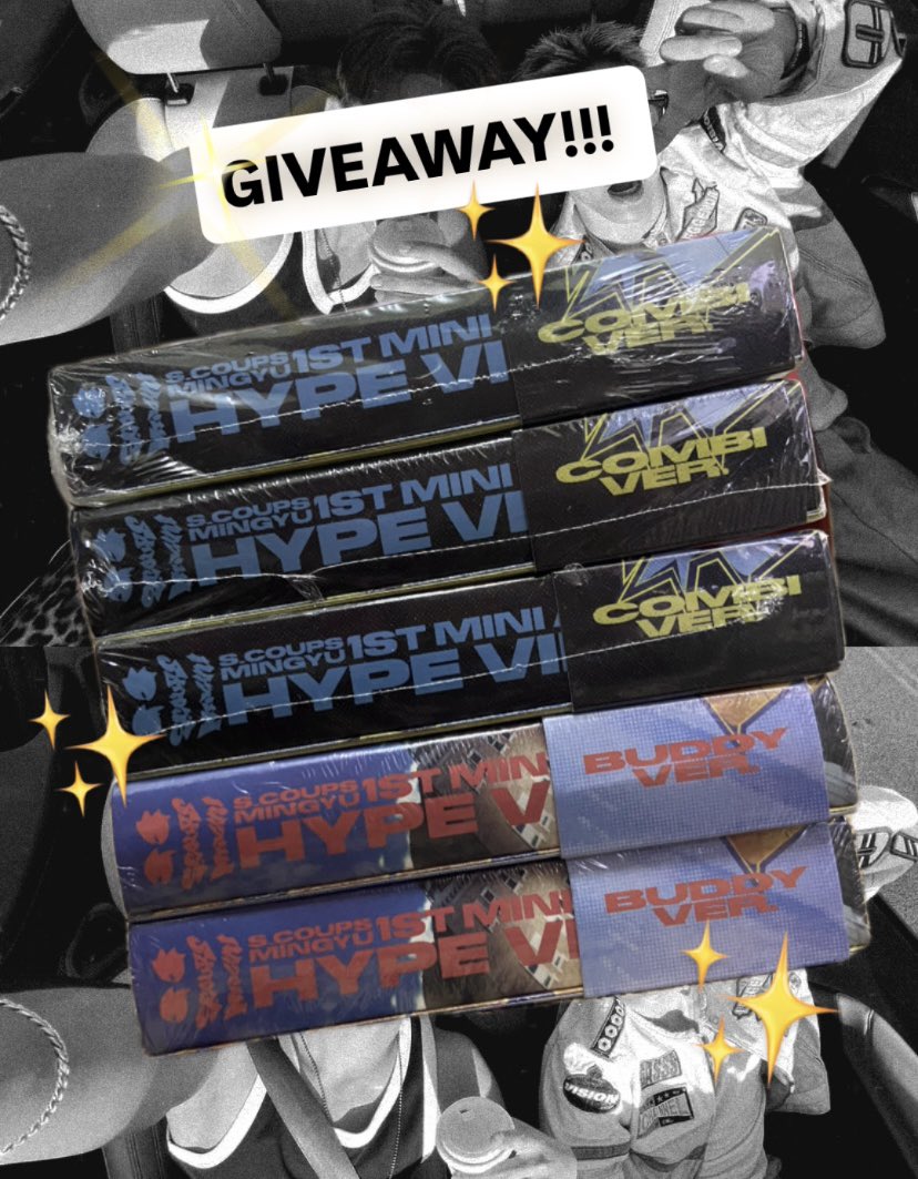 Super duper happy that imma see my two favourite boys soon 😭 Thus, it’s time for a giveawayyy!!!!

💫 5 lucky winners (1 random cxm album ea) 
💫 just like/rt this post to join! 
💫 open to MY Carats only
💫 postage on winner/meetup at cse in KL