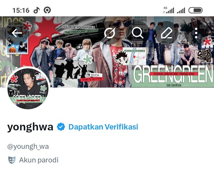 youngh_wa's tweet photo. @ColorOfCortis Selamat atas perilisan karya barunya. Semoga comeback ini sukses besar dan dicintai banyak orang 

#CORTISPaintItGREEN
#GREENGREEN
#그린그린_지금공개
#CORTIS #코르티스 https://t.co/lIj2HBWpaB