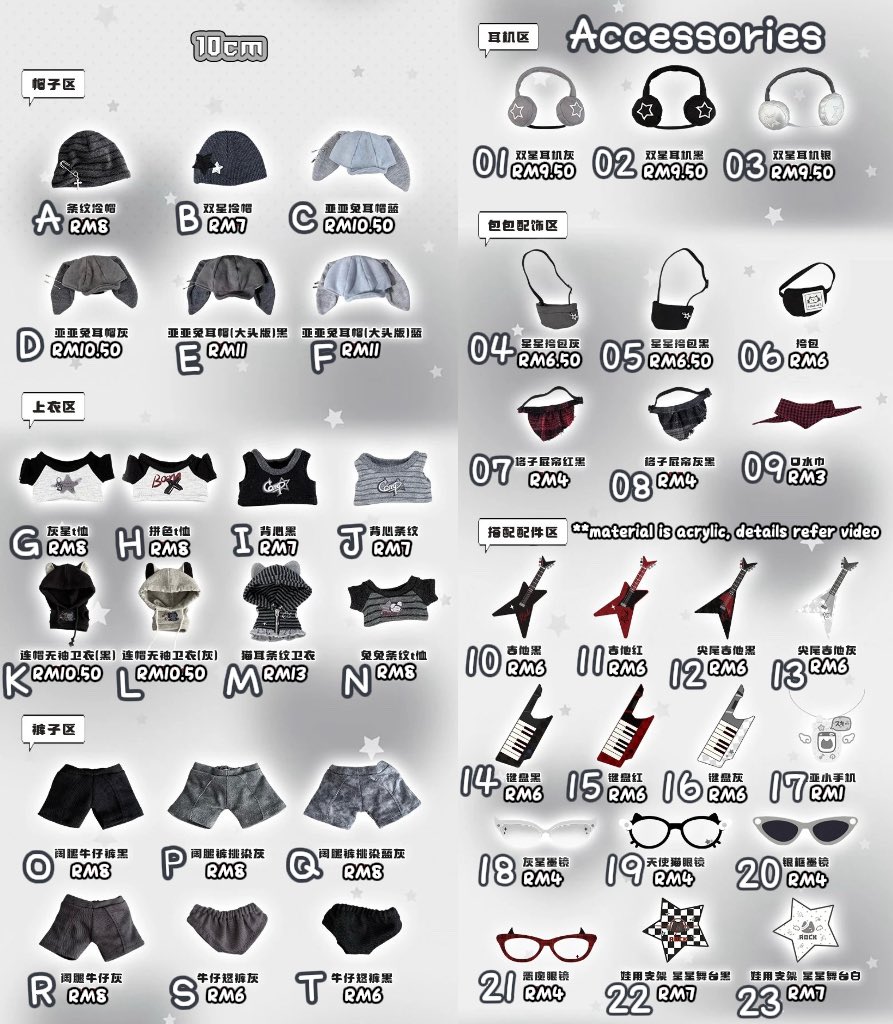 engenewithEN's tweet photo. 🇲🇾 GO | Rockband SP 10cm clothes set

🗓️ Deadline: 10/05, 1pm

🏷️ loose RM1~13/ea
🏷️ set RM18~29/set
*details refer video in comment ⬇️

- excl ems &amp; local postage
- production 2-3 months
*discount voucher available, deduct from 2nd payment later

📩 DM if interested https://t.co/NPi2SWkxD2