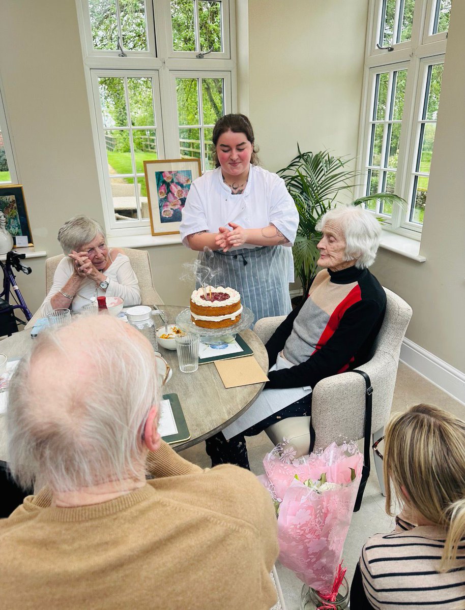 elliscombe's tweet photo. Another day at Elliscombe House and we have another birthday cake to share! #carehomes #nursinghome #respitecare #luxury #birthdaycelebration https://t.co/KLlwQEm9HH
