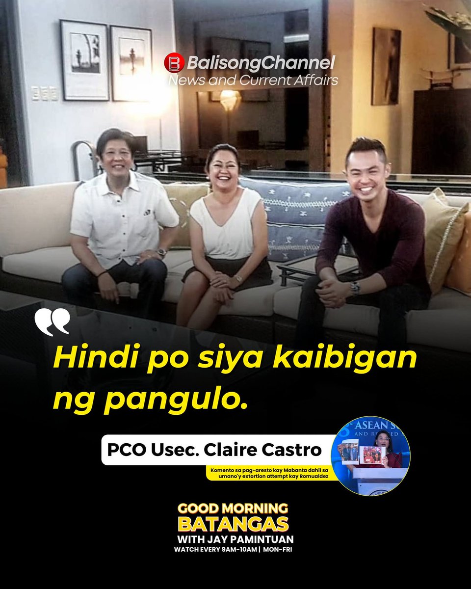 Tito Bong at Tita Liza, di po daw ninyo kaibigan si #FrancoMabanta sabi ni AnteKler. 
😹😹😹