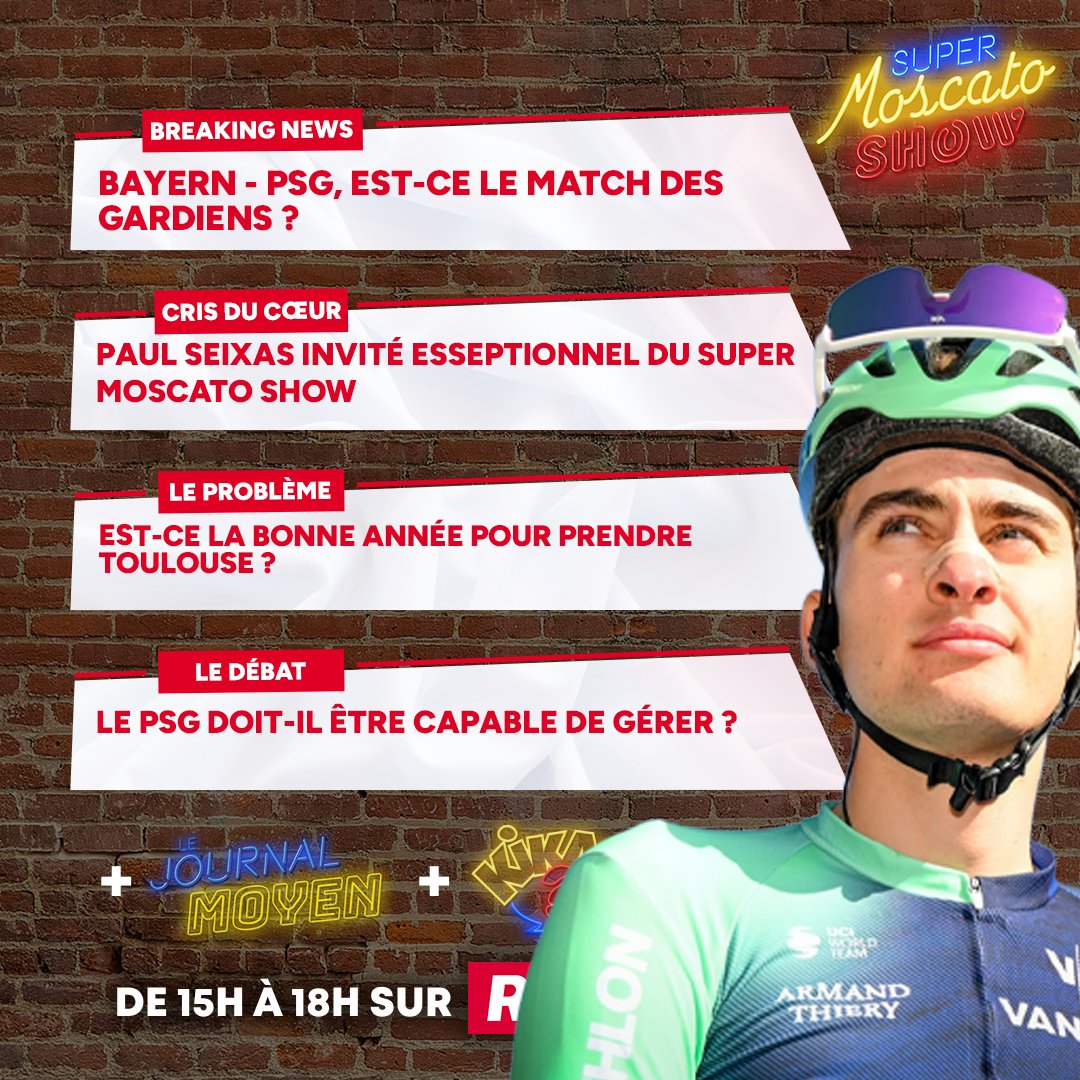 Moscato_Show's tweet photo. El grande Paulo Seixas invité essssseptionnel tout à l'heure sur @RMCInfo https://t.co/Ziru5G7kWo